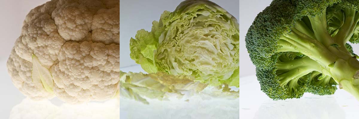 Blumenkohl, Chinakohl, Brokkoli